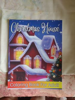 Christmas House coloring book