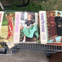 Vintage Stitch By Stitch Hardcover Books. 