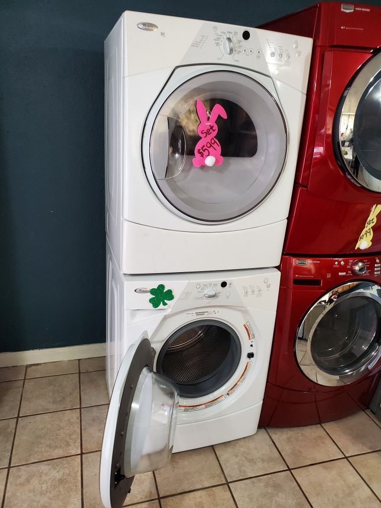Washer and dryer