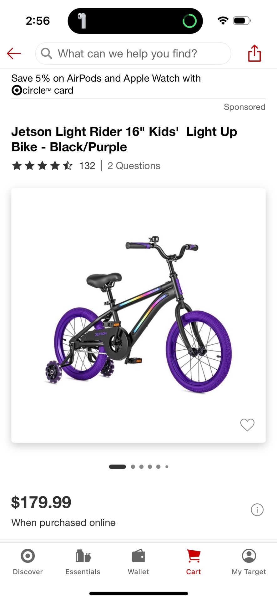 16” LED Kids Bike