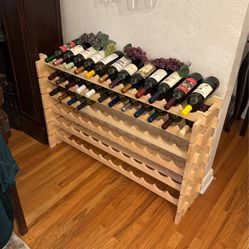 Wood Wine Rack 
