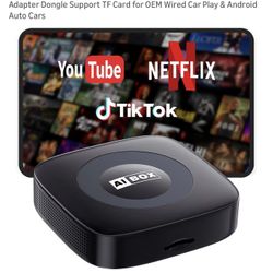 Wireless CarPlay adapter w/ Netflix and YouTube
