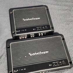 2 Rockford Fosgate Prime Amps