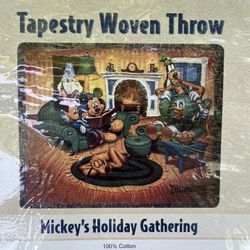 Disneyland Resort Woven Tapestry Throw Blanket
