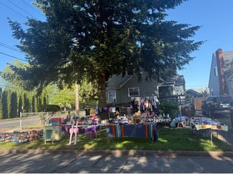 Yard sale today Saturday June 13th clothes shoes nick nacks purses & more