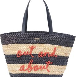 Kate Spade Straw Tote Bag