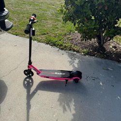 Pink Electric Razor Scooter