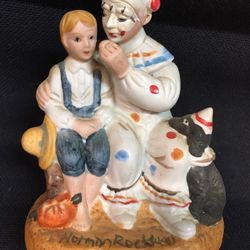 Clown And Child Statue statue