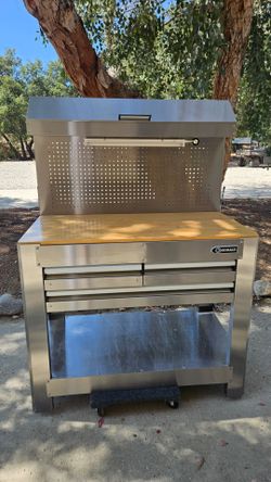 Kobalt Stainless Steel Workbench with Drawers
