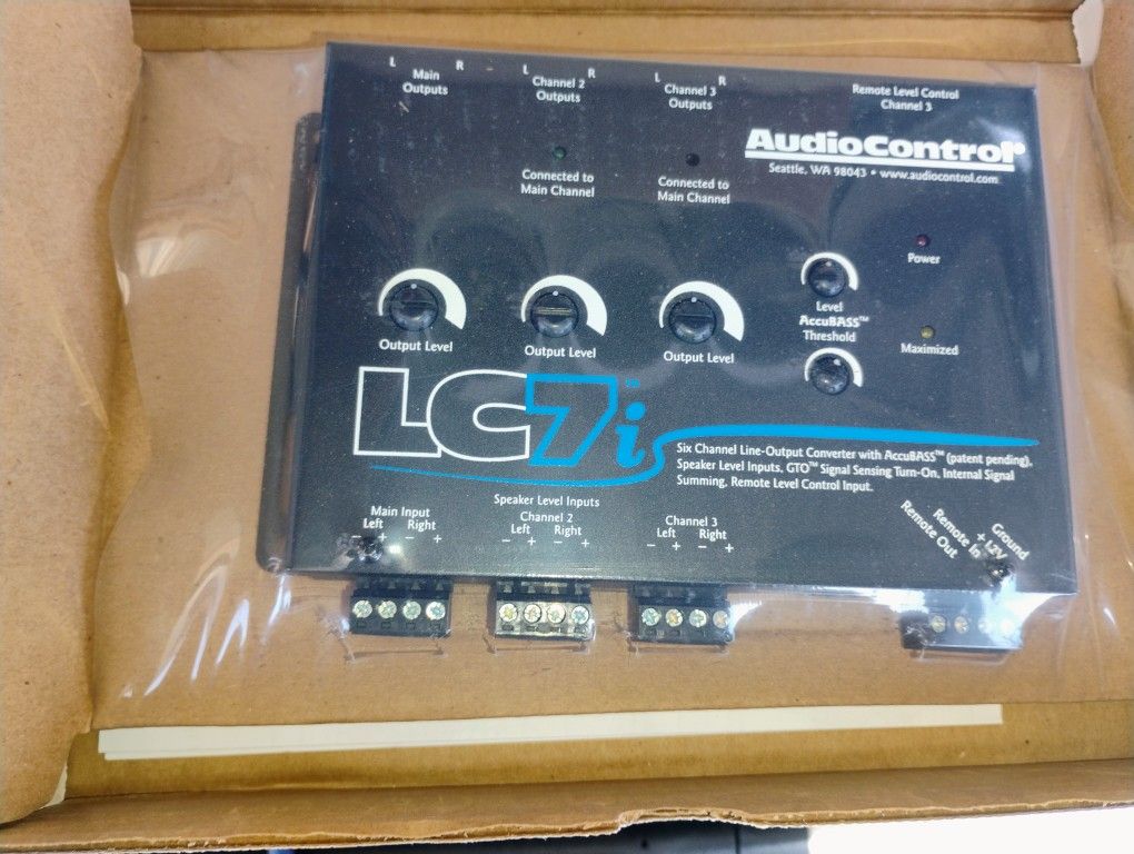 Audio Control Epic Center Lc7 High End Line Out Put Converter