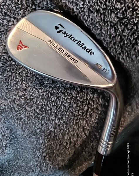 TaylorMade milled grind 56°/13° RH KBS Steel wedge