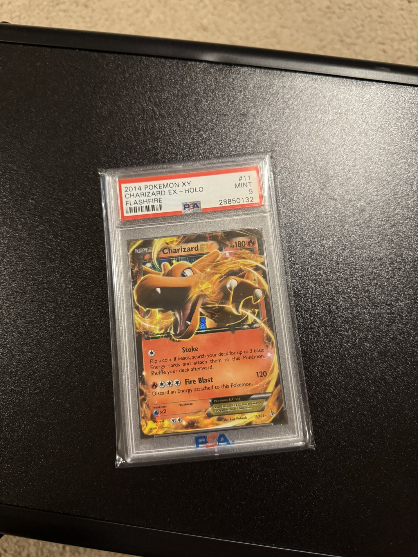 Pokemon Charizard-EX #11/106 PSA 9