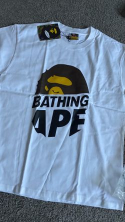 Bathing Ape Original Side logo white