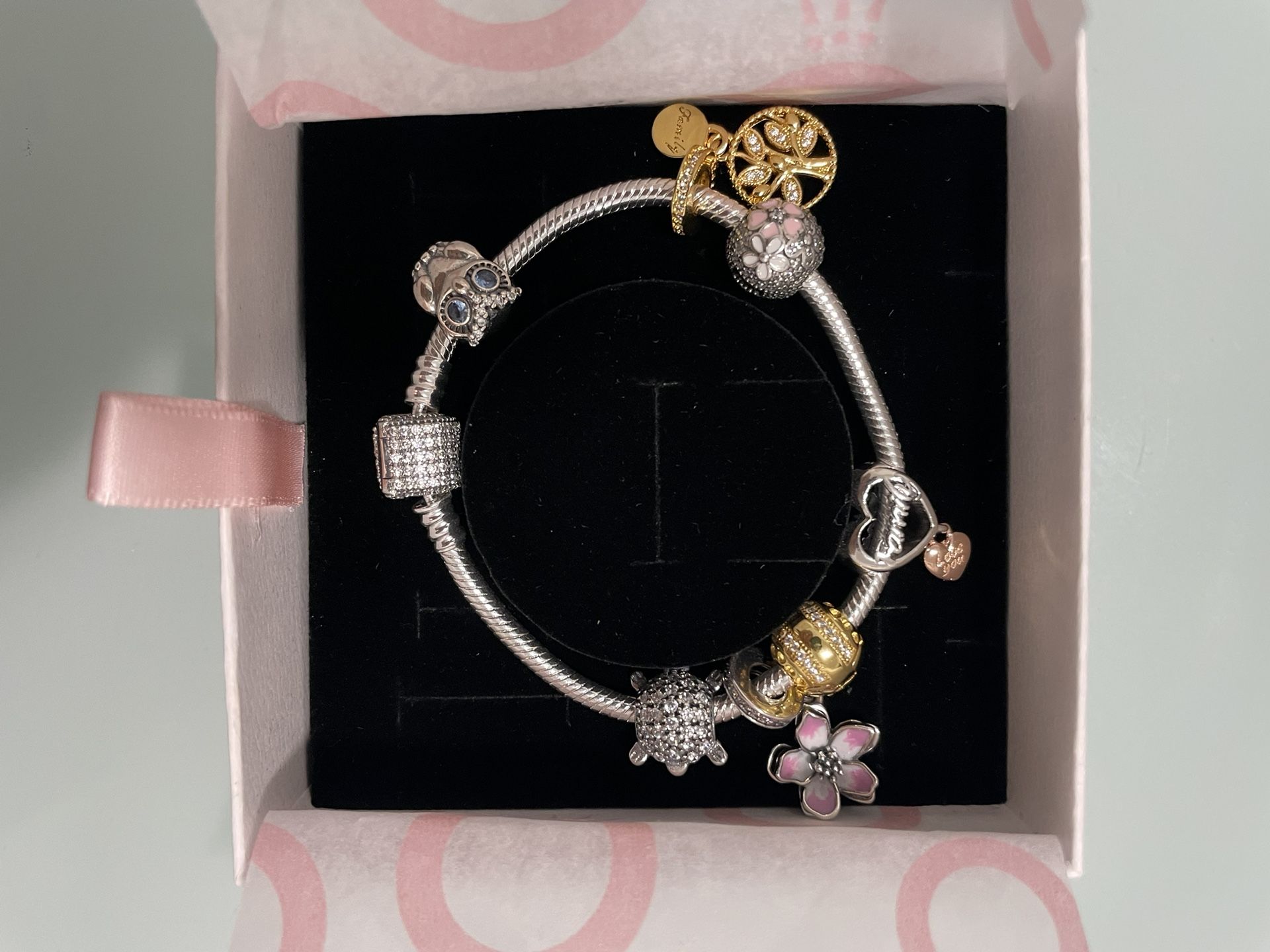 Pandora Bracelet With Charms