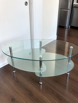 glass coffee table