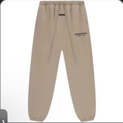 ESSENTIALS SANDY BROWN PANTS