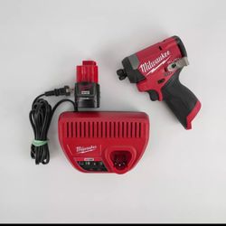 Milwaukee M12 Fuel Hex Impact Driver ( Used) Works Perfectly.