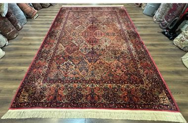 Large Vintage Karastan Multicolor Panel Kirman Rug #717 — 8.8 x 12 — W - $1,500 (larkspur