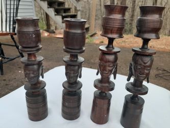 African style candle holders