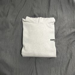 Sz Large Essentials Fear Of God Hoodie (light Oatmeal)