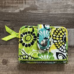 Vera Bradley Limes Up Bifold Wallet 