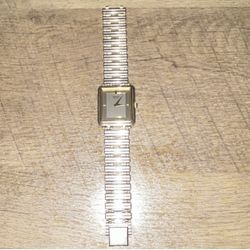 Seiko quartz "tank" style wristwatch