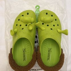 Shrek Classic Crocs Clog – Lime Punch (Unisex M10/W12) – New in Bag