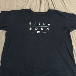 Billabong Blue Tahirt Size Large.