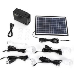 ❤️‍🔥 18V 12W solar generator portable solar power station inverter generator