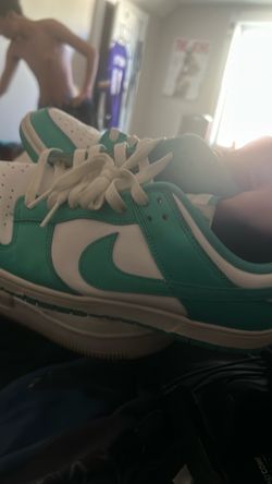 Turquoise Nike dunks