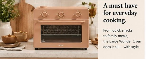 Our Place Large Wonder Oven Spice 6-in-1 Air Fryer Toaster Oven NEW