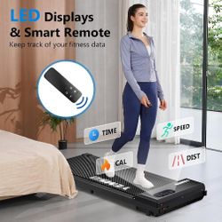 Under Desk Walking Pad Treadmill with Remote