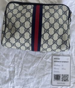 Gucci Gucci Ophidia Supreme Coated Canvas Toiletry Pouch