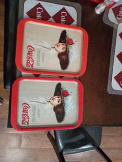 Coca Cola trays