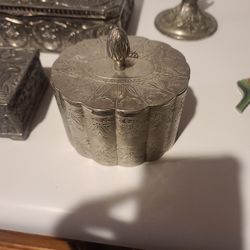 Silver Plated Jewelry Box