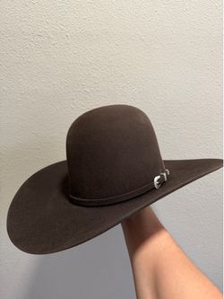 American felt hat Lucky 7X chocolate