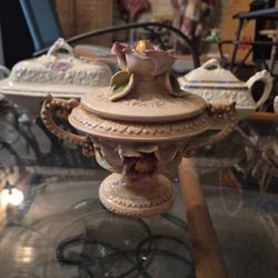 Capodimonte Italian Vintage Sugar Dish