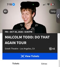 Malcolm Todd Do That Again Tour