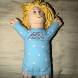 Ambien vintage promo doll
