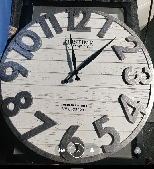 Farm Style Wall Clock