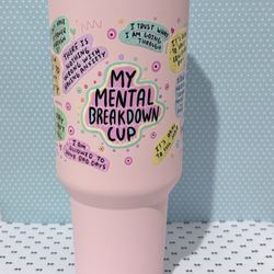 40oz Stainless Steel Custom Tumblr