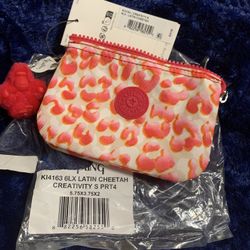 Kipling Creativity Latin Cheetah Nwt