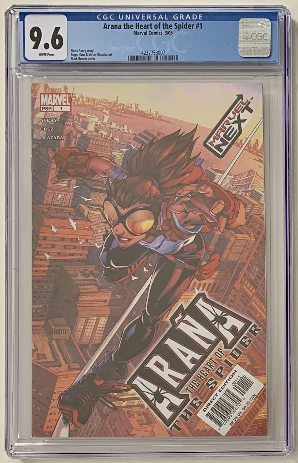 Arana The Heart of the Spider 1 CGC 9.6 1st Solo Series Marvel Comics