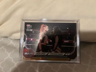 Topps #86 Becky Lynch and Stephanie Vaquer /50