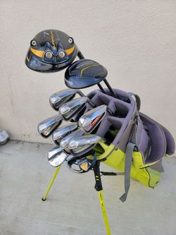 Taylormade RocketBallz & R7 Superquad Golf Club Set Right Handed W/Nike Stand Bag