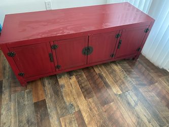 Red TV Stand