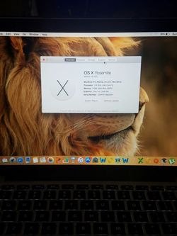 Mac book pro. Retina display. Like new