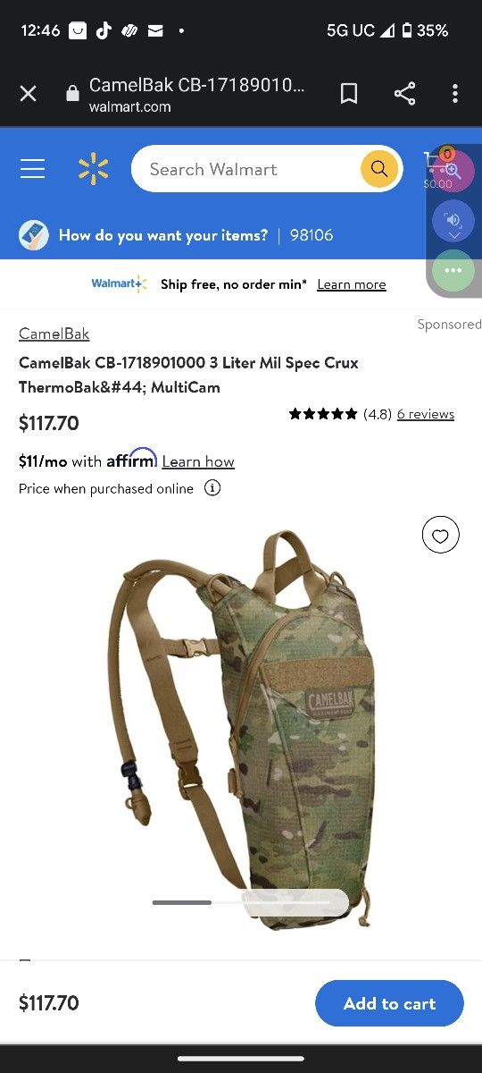 Camelback Hydration Pack