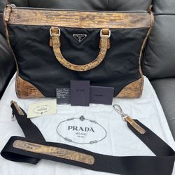 Authentic Prada Lizzard Bag