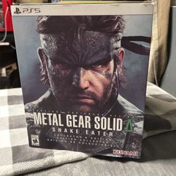 Metal Gear Solid Snake Eater Collectors Edition Ps5